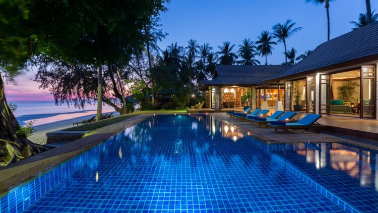 Villa Waimaree Luxus Ferienhaus Koh Samui Am Strand Mieten By Night