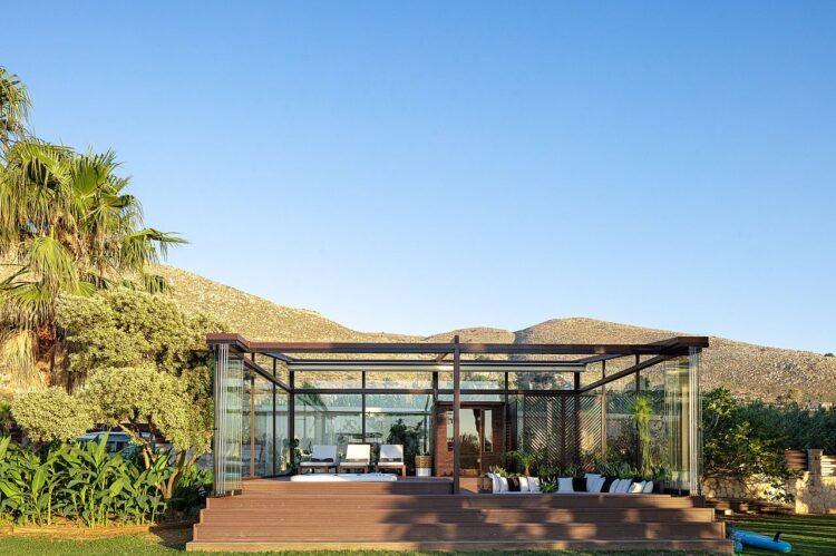 Villa Xenia Luxus Ferienhaus Kreta Am Strand Außen