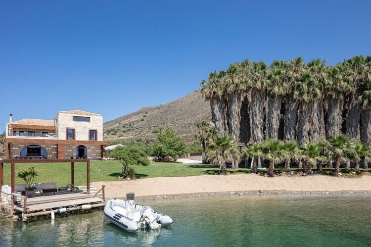 Villa Xenia Luxus Ferienhaus Kreta Am Strand Bootsanleger