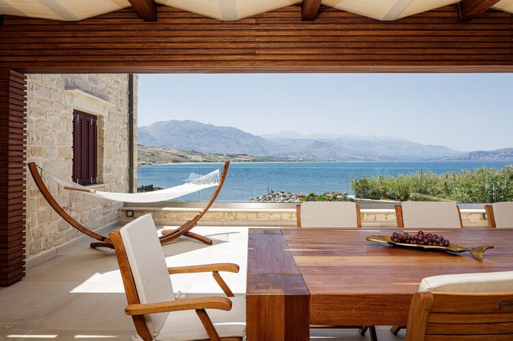 Villa Xenia Luxus Ferienhaus Kreta Am Strand Hängematte