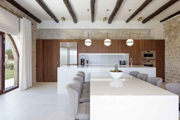 Villa Xenia Luxus Ferienhaus Kreta Am Strand Küche