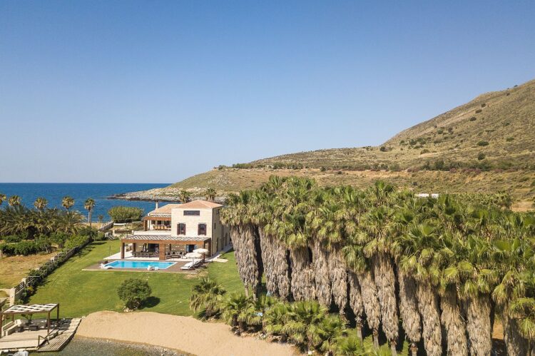 Villa Xenia Luxus Ferienhaus Kreta Am Strand Lage Am Strand