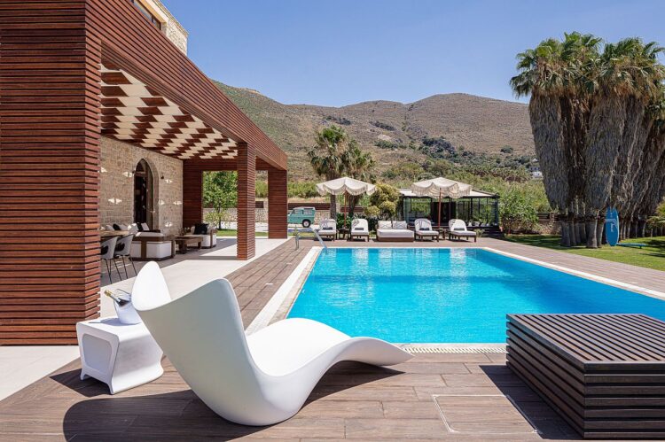 Villa Xenia Luxus Ferienhaus Kreta Am Strand Liegen
