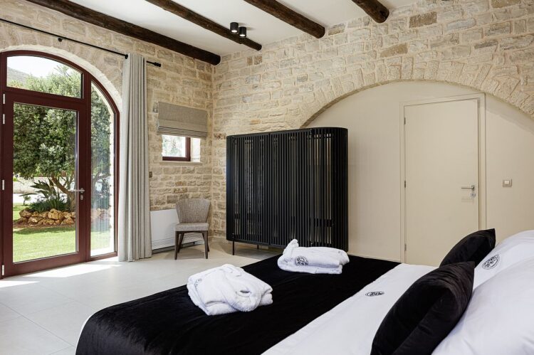 Villa Xenia Luxus Ferienhaus Kreta Am Strand Schlafzimmer