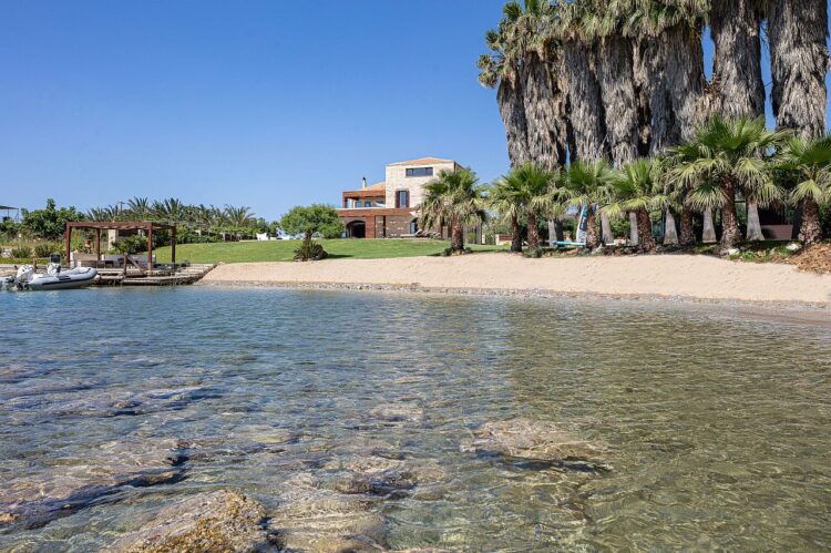 Villa Xenia Luxus Ferienhaus Kreta Am Strand Wasser