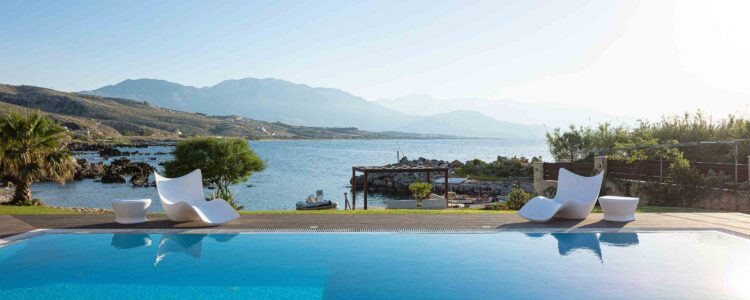 Villa Xenia Luxus Ferienvilla Kreta Am Strand Mieten Pool