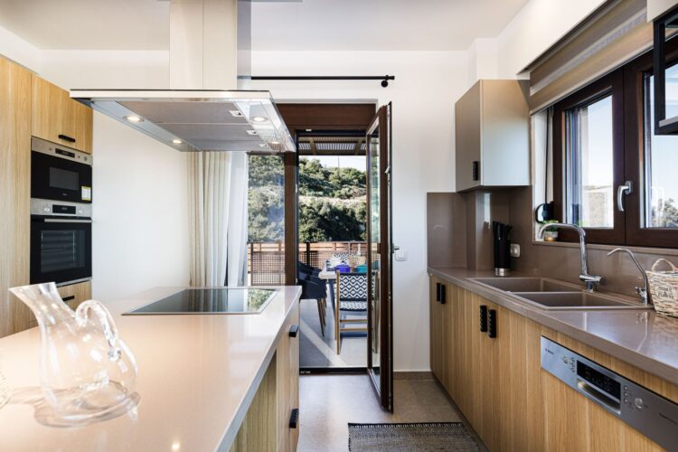 Villa Yara Luxus Ferienhaus Kreta Mieten Küche