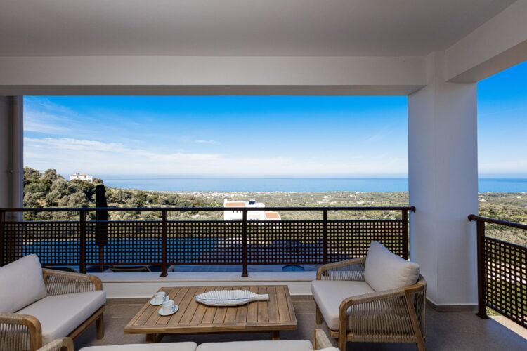Villa Yara Luxus Ferienhaus Kreta Mieten Lounge