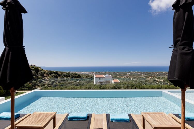 Villa Yara Luxus Ferienhaus Kreta Mieten Meerblick