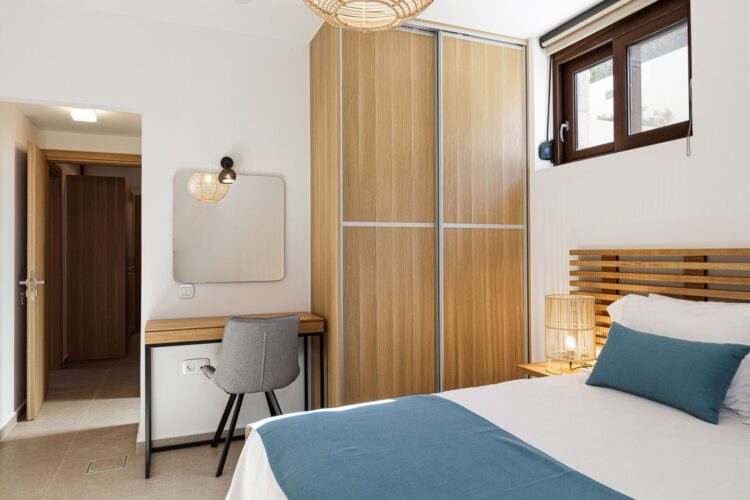 Villa Yara Luxus Ferienhaus Kreta Mieten Schlafzimmer