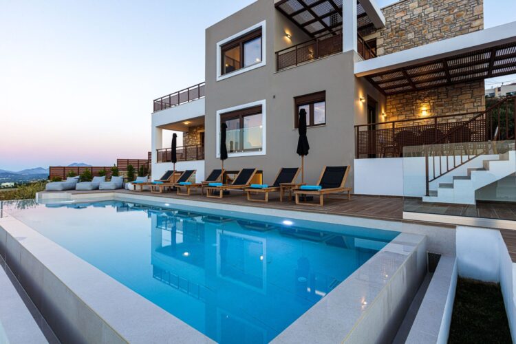 Villa Yara Luxus Ferienhaus Kreta Mieten By Night