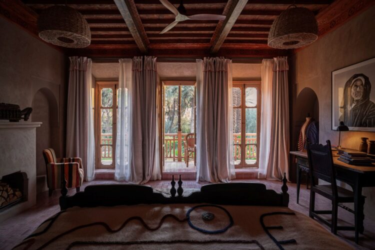 Villa Yasmina Luxus Ferienhaus Marrakesch Mieten Bett