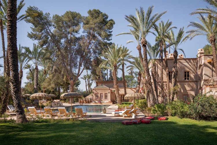 Villa Yasmina Luxus Ferienhaus Marrakesch Mieten Garten