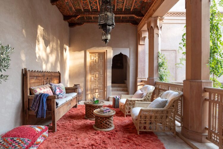 Villa Yasmina Luxus Ferienhaus Marrakesch Mieten Lounge