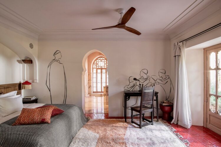 Villa Yasmina Luxus Ferienhaus Marrakesch Mieten Schlafzimmer