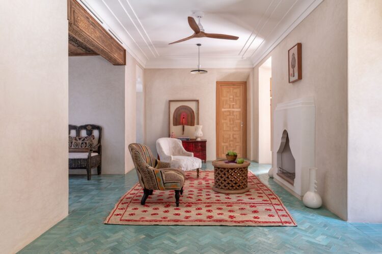 Villa Yasmina Luxus Ferienhaus Marrakesch Mieten Wohnbereich