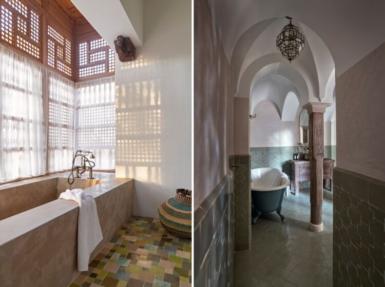 Villa Yasmina Luxus Ferienvilla Marrakesch Mieten Bäder