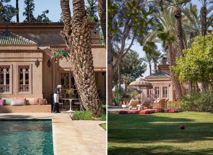 Villa Yasmina Luxus Ferienvilla Marrakesch Mieten Garten