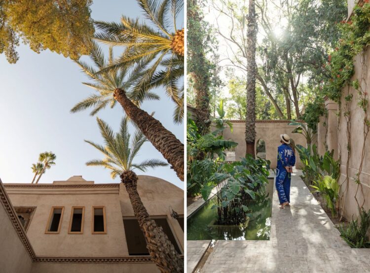 Villa Yasmina Luxus Ferienvilla Marrakesch Mieten Palmen