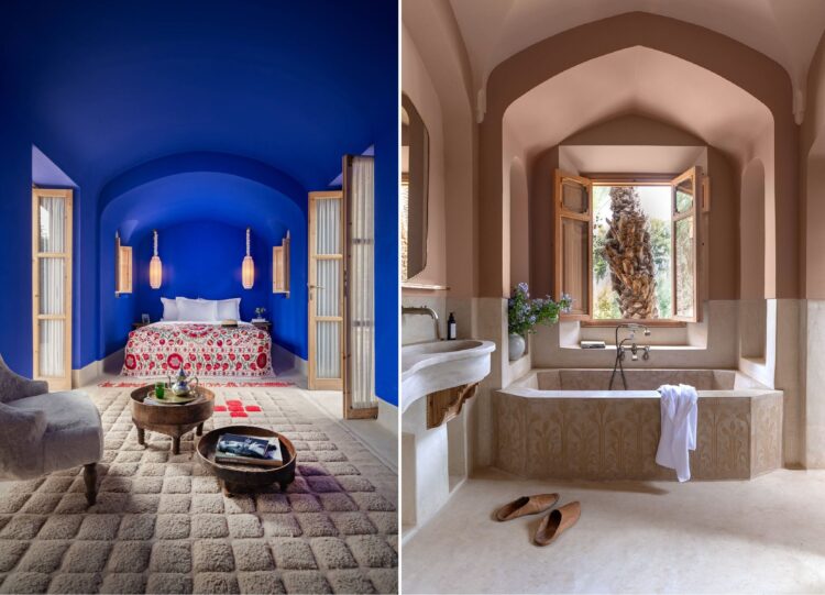 Villa Yasmina Luxus Ferienvilla Marrakesch Mieten Schlafen
