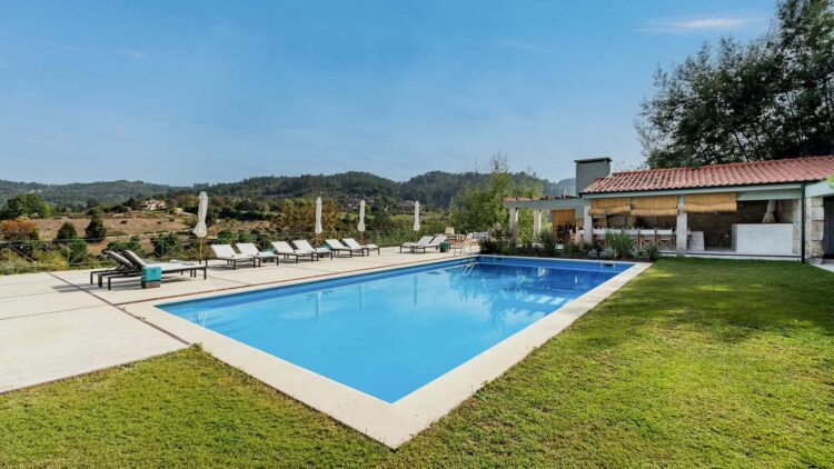 Villa Do Rio Luxus Ferienhaus Douro Tal Portugal Mieten Garten