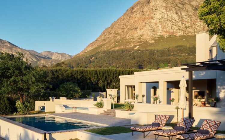 Vinyard Manor House Luxus Ferienhaus Winelands Südafrika Mieten Lage