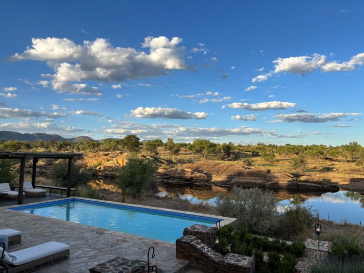 Waldeck Namibia Luxus Safari Lodge Afrika Mieten Poolbereich