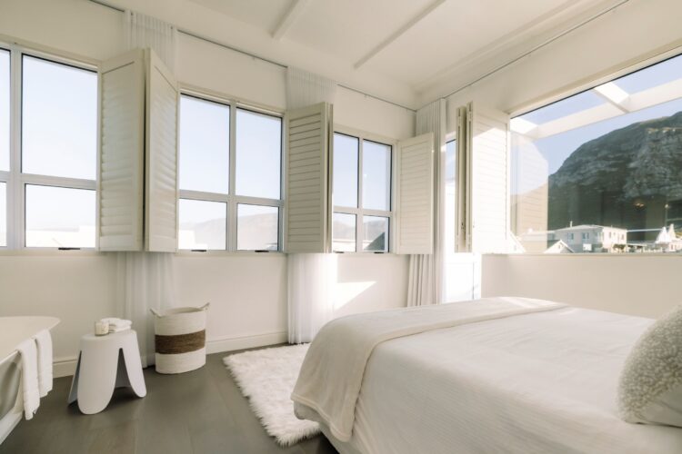 White Ocean House Luxus Ferienvilla Kapstadt Mieten Bett