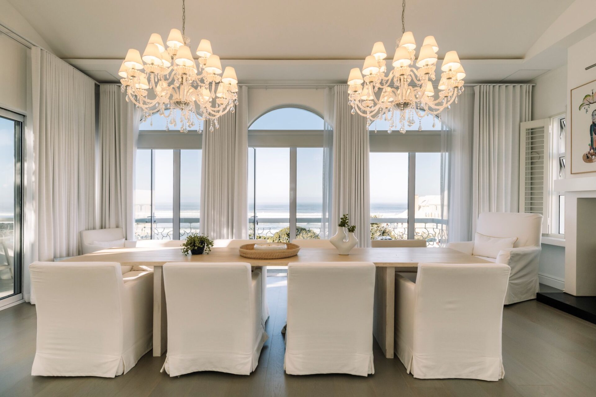 White Ocean House Luxus Ferienvilla Kapstadt Mieten Esszimmer