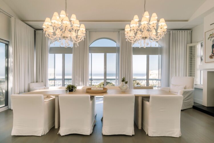 White Ocean House Luxus Ferienvilla Kapstadt Mieten Esszimmer
