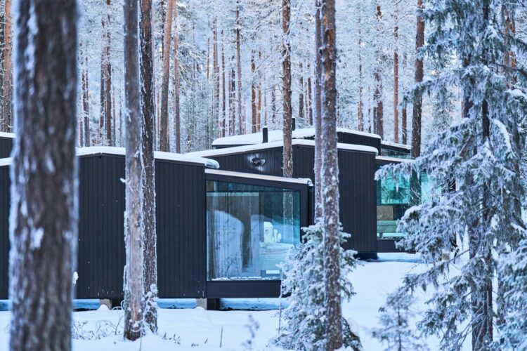 Wilderness Lodge Luxus Ferienhaus Lappland Mieten Glass Iglu