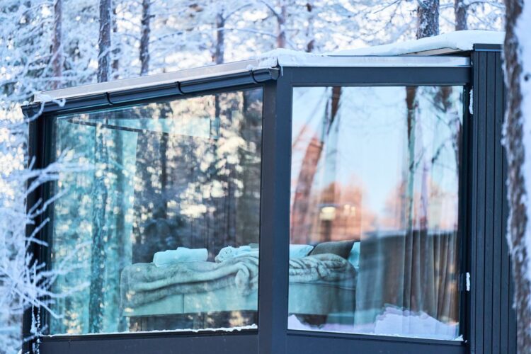Wilderness Lodge Luxus Ferienhaus Lappland Mieten Iglu