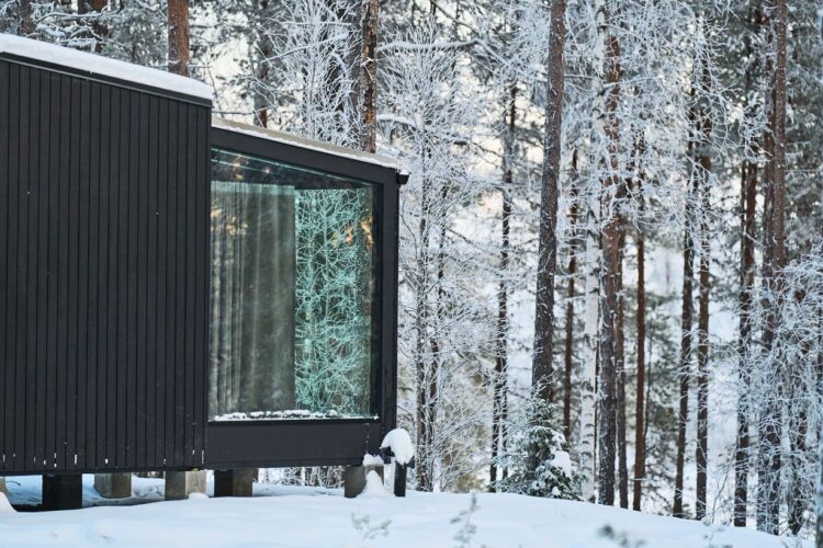 Wilderness Lodge Luxus Ferienhaus Lappland Mieten Natur
