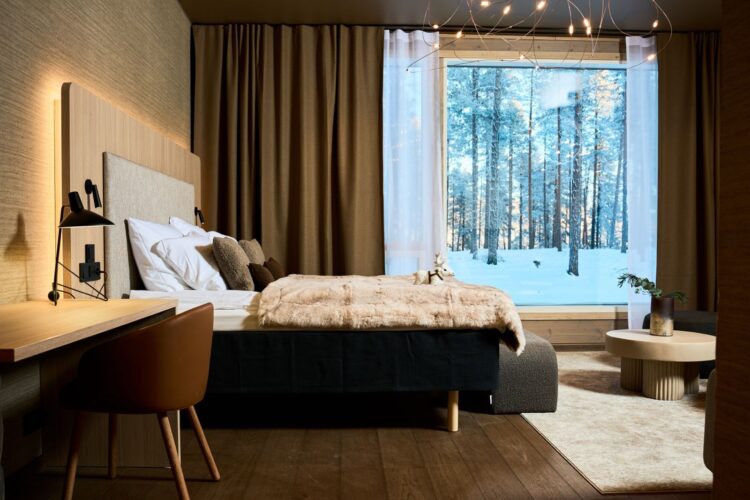 Wilderness Lodge Luxus Ferienhaus Lappland Mieten Schlaf