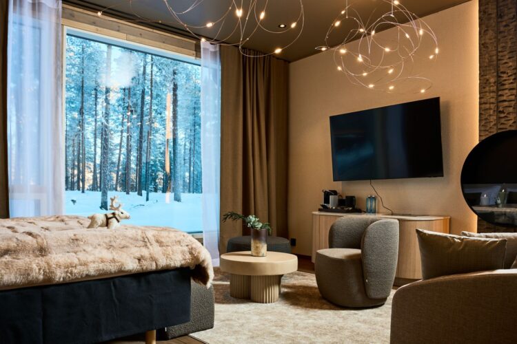 Wilderness Lodge Luxus Ferienhaus Lappland Mieten Wohnen