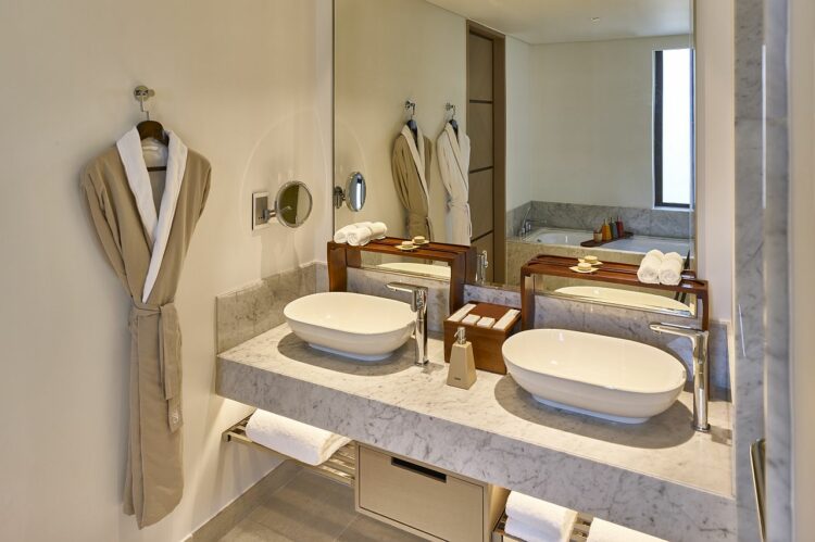 Zulal Serenity Accommodation Serenity Grand Deluxe Room Bathroom Architecture