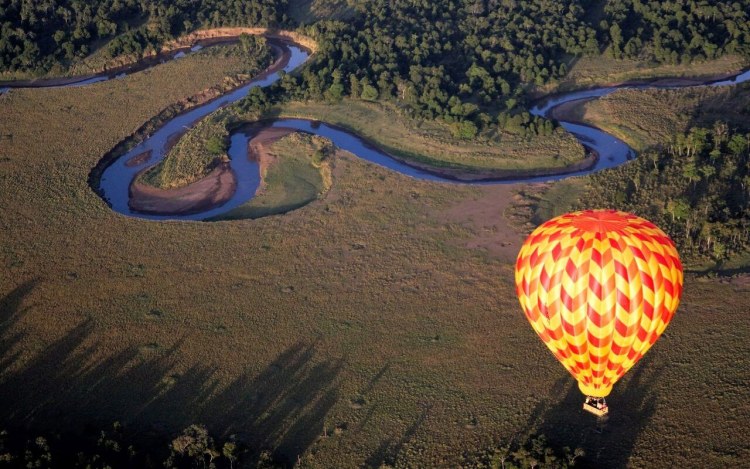 Andbeyond Bateleur Camp Heissluftballonflug