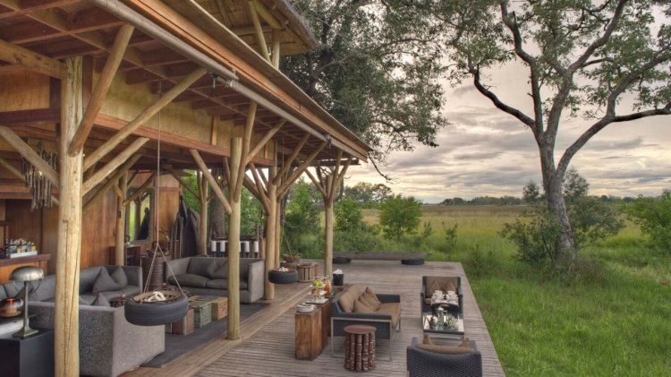 Andbeyond Xudum Okavango Delta Lodge Lounge