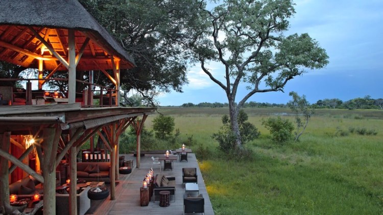 Andbeyond Xudum Okavango Delta Lodge Loungeansicht
