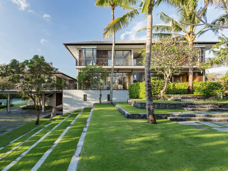 Arnalaya Beach House Canggu Bali Garten Luxuriös