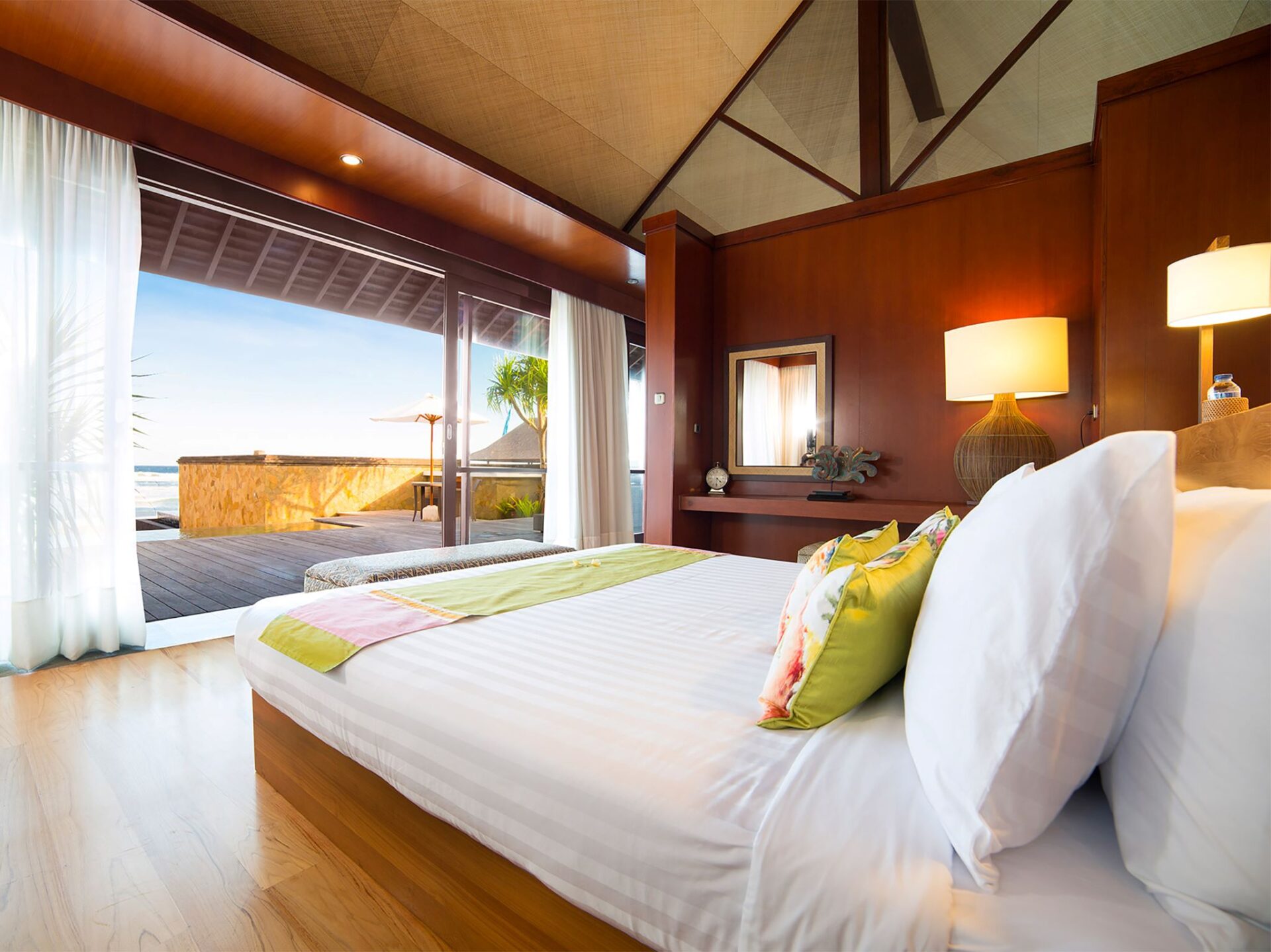 Bayu Gita Ketewel Bali Schlafzimmer Villa Mieten