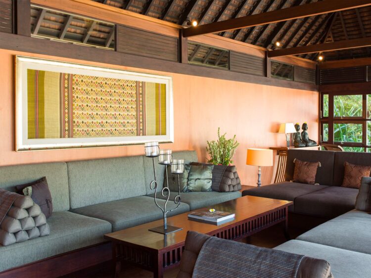Bayu Gita Ketewel Bali Wohnbereich Luxusvilla Mieten