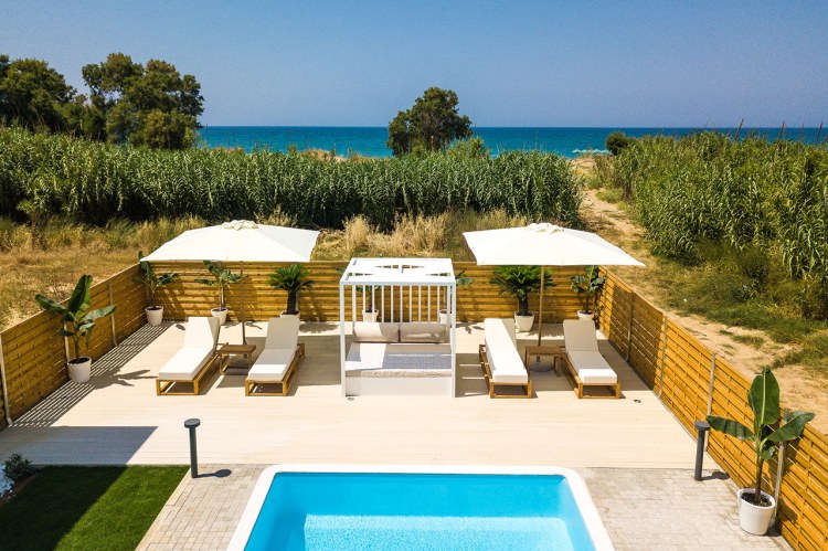 Luxurioeses Ferienhaus Kreta Mavi Beach House 3