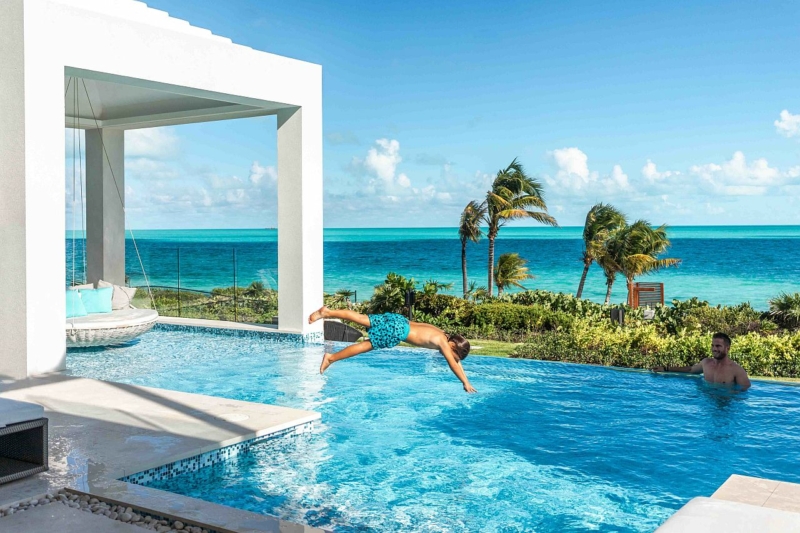 Moderne Ferienvilla Karibik Villa Triton