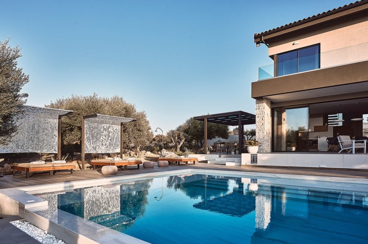 Moderne Ferienvilla Auf Kreta Mieten Villa Stavros