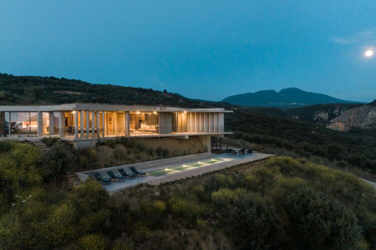 Moderne Ferienvilla Auf Navarino Architect House Pylos Peleponnes Griechenland (4)