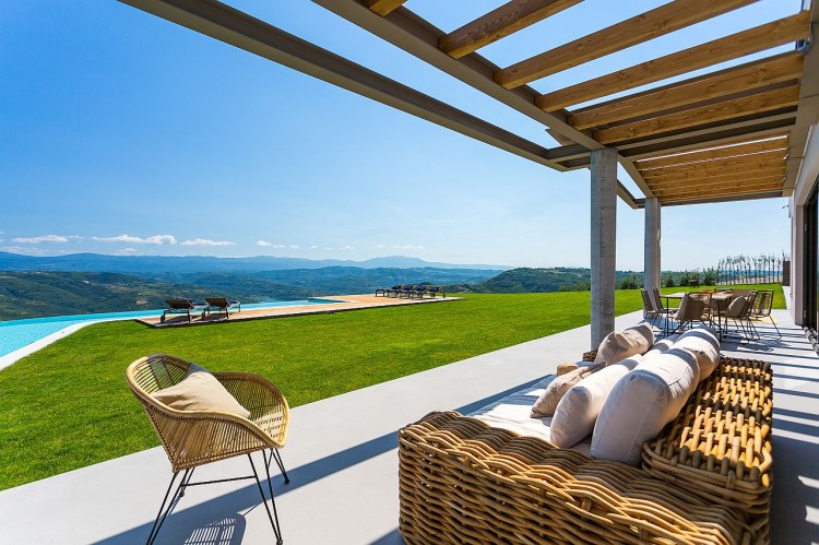 Istrien Modernes Ferienhaus Mieten - Istria Highland Villa