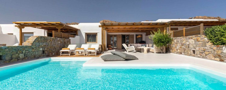 Villa Mykonos mit Meerblick