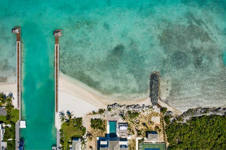 Modernes Luxus Ferienhaus Am Strand Karibik