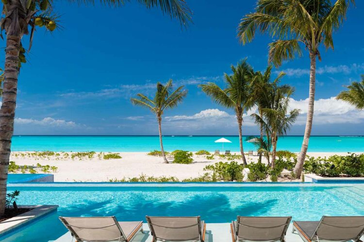 Modernes Luxus Ferienhaus Am Strand Karibik Hawksbill